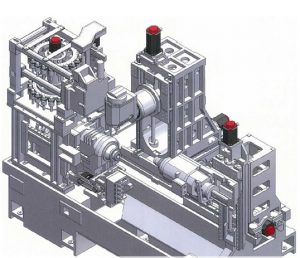 SS38MH-5AX – 38 Mm, Chucker-convertible Sliding Headstock Lathe With B ...